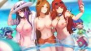 Pool Party Caitlyn, Leona, and Miss Fortune [Pd]
