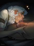 Ciri knows the importance of prostate massaging (amora) [witcher]