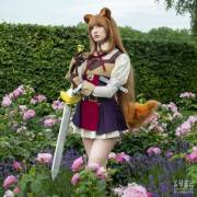Raphtalia cosplay by YuzuPyon - Self made Sword and Ears ♥