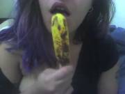 deepthroat on a banana [f] [OC]