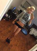 Riley Steele workout selfie (X-post /r/ModelsGoneMild)