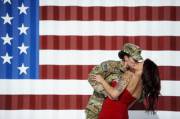 Lesbian Army kiss