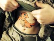 marine chick Pokemon tattoo