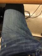 Went commando in [m]y "skinny jeans" to work today... can you tell?