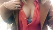 Unbuttoned in the office