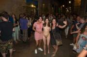 Partying naked in Barcelona