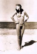 Naked on Beach by Gerhard Riebicke, 1930