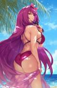 Scathach at the Beach [Fate Grand Order]