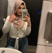How much cum do you think you can give this Hijabi slut ?