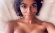 [GIF] Petite Ebony Cutie Selfies Her Full Soft Titties