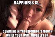 Happiness is a hot neighbor! (her)