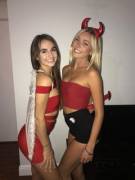 Red Angel and Devil