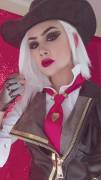 [SELF][OC] Ashe from Overwatch blows you kisses GIF - by Felicia Vox