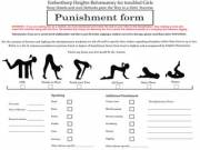 Punishment Form