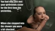 She just wants to make sure you're good enough for her sister... [Cheating][Big Cock]