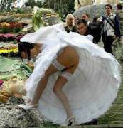 Upskirt Bride