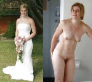 Before and after wedding