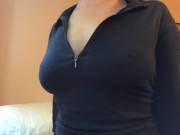 [F]illing out my sweater today...
