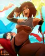 Korra showing us why there should have been a "Beach Episode" in TLOK (Sinner)