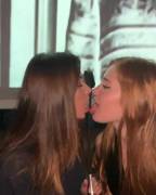 Liya &amp; Jia Kissing