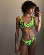 chartreuse bikini
