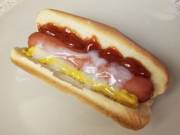 [Proof] Cum on a hot dog 