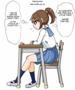 The Girl Who Grew During Class [w/ Lactation] - hutonts