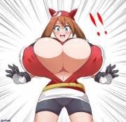 MayBE these might catch pokemon easier [F Breast Expansion] by Alphaerasure