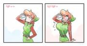The Legend of Zelda: Link Milk by brellom