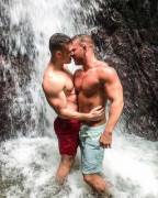 Love at the waterfalls