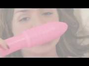 Young Tori Black Plays With Pink Dildo