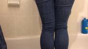 Peeing while Wearing Jeans