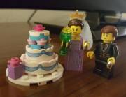 Daddy and I got married Wednesday. This was our cake topper. We are also currently on our honeymoon in Legoland Florida 