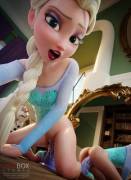Elsa and the giant dildo (Firebox Studio)
