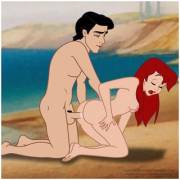Imagination of the prince when he saw ariel~