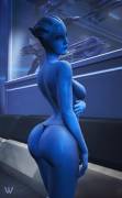 Liara looking bootylicious (WildyNSFW) [Mass Effect]