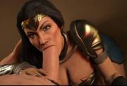 Wonder Woman blowjob (leeteRR) [Injustice 2, DC Comics]