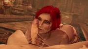 Triss cock worship (EchieeSFM) [The Witcher]
