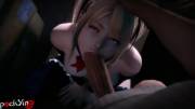 Marie Rose mouth-fuck (PockYin) [Dead or Alive]