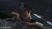 Ada licking and sucking Mr. X (IrisPoplar) [Resident Evil]