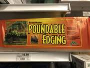 Poundable Edging
