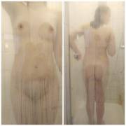 My (F)irst time in a glass shower
