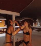 Scandi girls in the snow