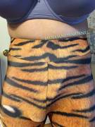 Crotching Tiger Hidden Strapon