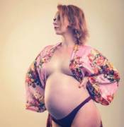 Athena Rayne's sexy pregnant belly
