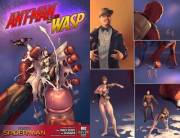 Ant-Man and the Wasp Tracy Scops cover art (sexgazer) [Marvel/Avengers/Ant-Man]