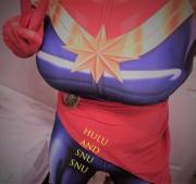 Captain Marvel Cums in Peace [oc]