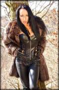 Leather and fur