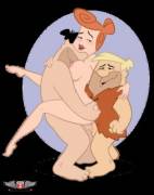 Having a Dabba-Doo Time - Barney, Fred, Wilma (Alex Hiro/Phillip-the-2) [The Flintstones]