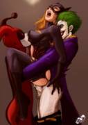 Makes you wonder why she tried to defeat them (Joker, harley quinn &amp; batwoman)